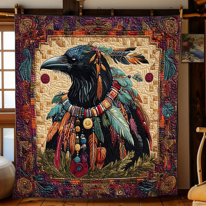 Black Crow Native Feather WY2201051CL Quilt