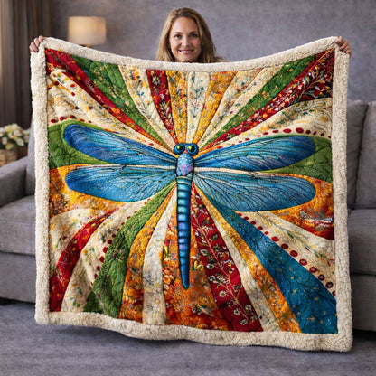 Dragonfly Serenity KL1901005CL Faux Fur Throw Blanket