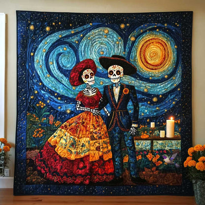 Day Of The Dead Starry Elegance WN2810024CL Quilt