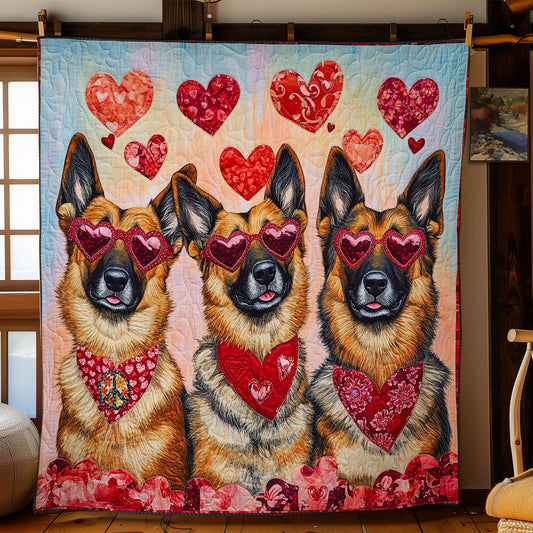 Love German Shepherds WN2012018CL Quilt