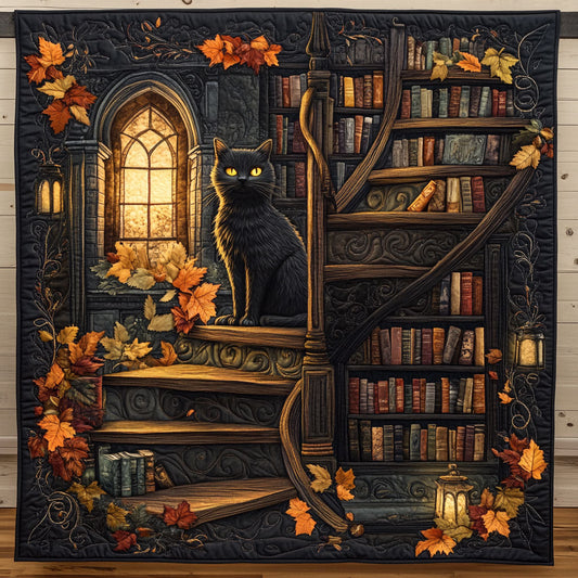 Cat Library CW0310022CL Quilt