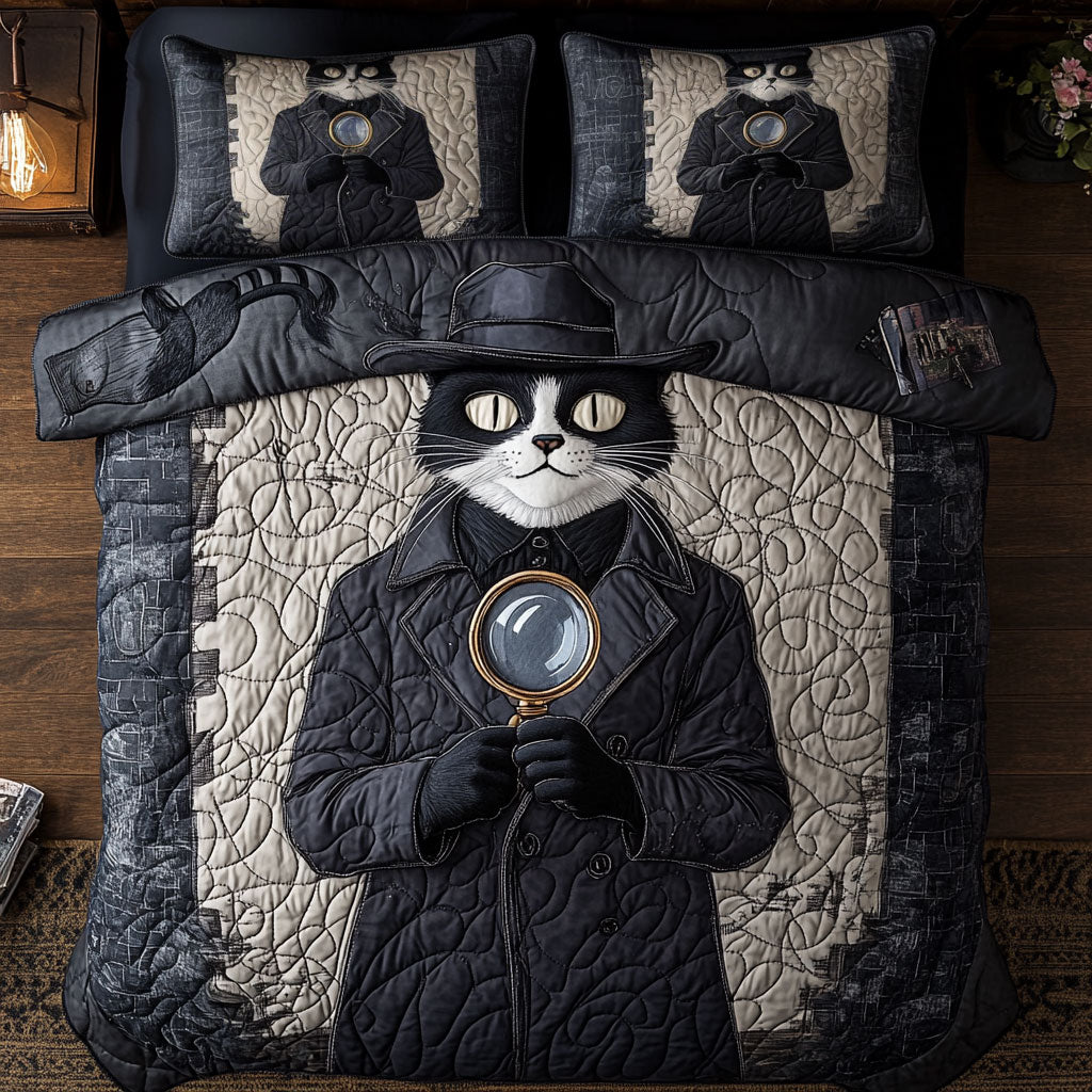 Vintage Detective CP2207037CL Duvet Cover Set