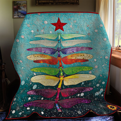 Dragonfly Christmas Tree WY2311025CL Quilt