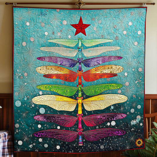 Dragonfly Christmas Tree WY2311025CL Quilt