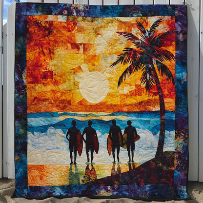 Surfing In Sunset WY1302002CL Quilt