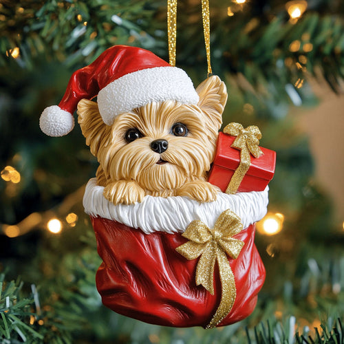 Yuletide Pup CP1710034CL Christmas Ornament