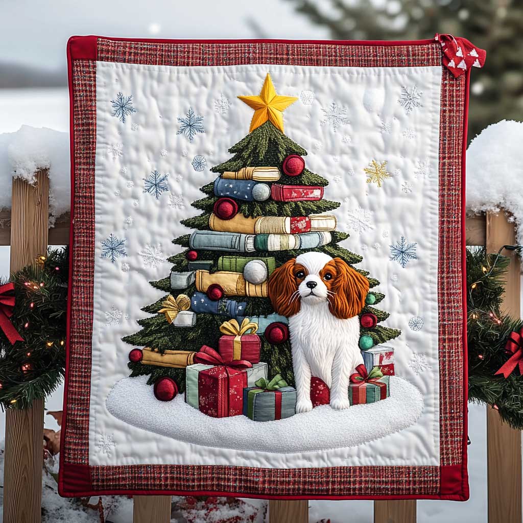 Dog’s Merry Christmas WN3009052CL Quilt