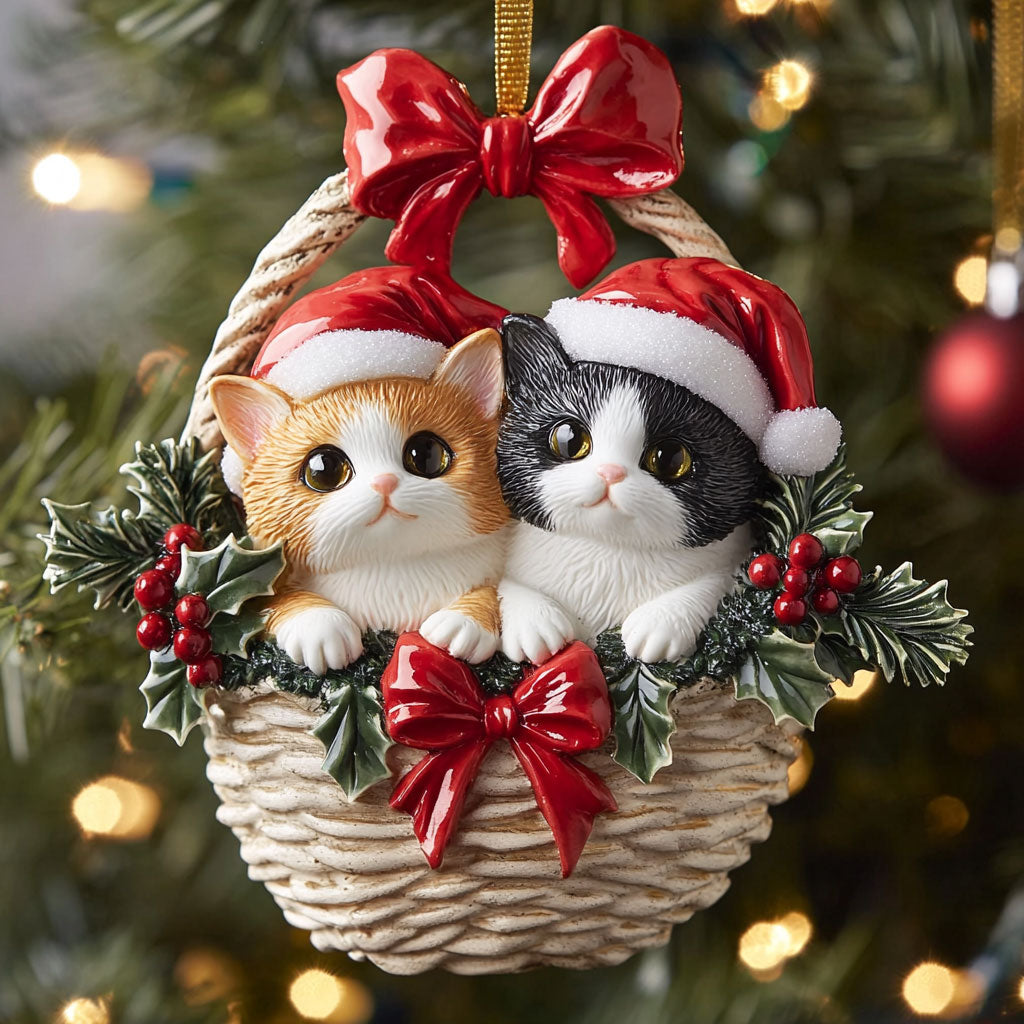 Meowy Christmas CP1610016CL Christmas Ornament