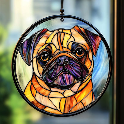 Pug WX1001097CL Suncatcher