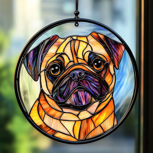 Pug WX1001097CL Suncatcher
