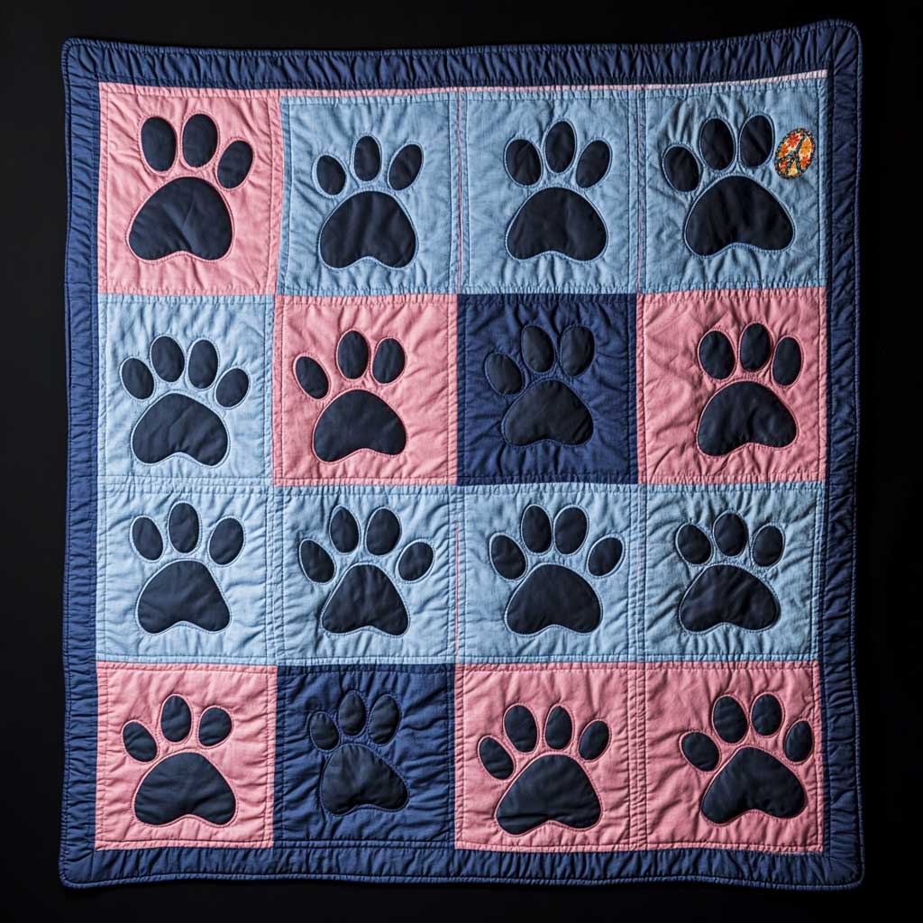 Cat Paws Patchwork WP0310023CL Quilt