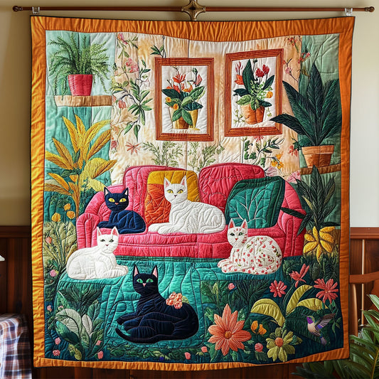 Chilling Cat WY1712004CL Quilt