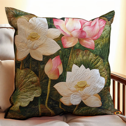 Lotus Bloom WY0911053CL Quilt Pillow Case