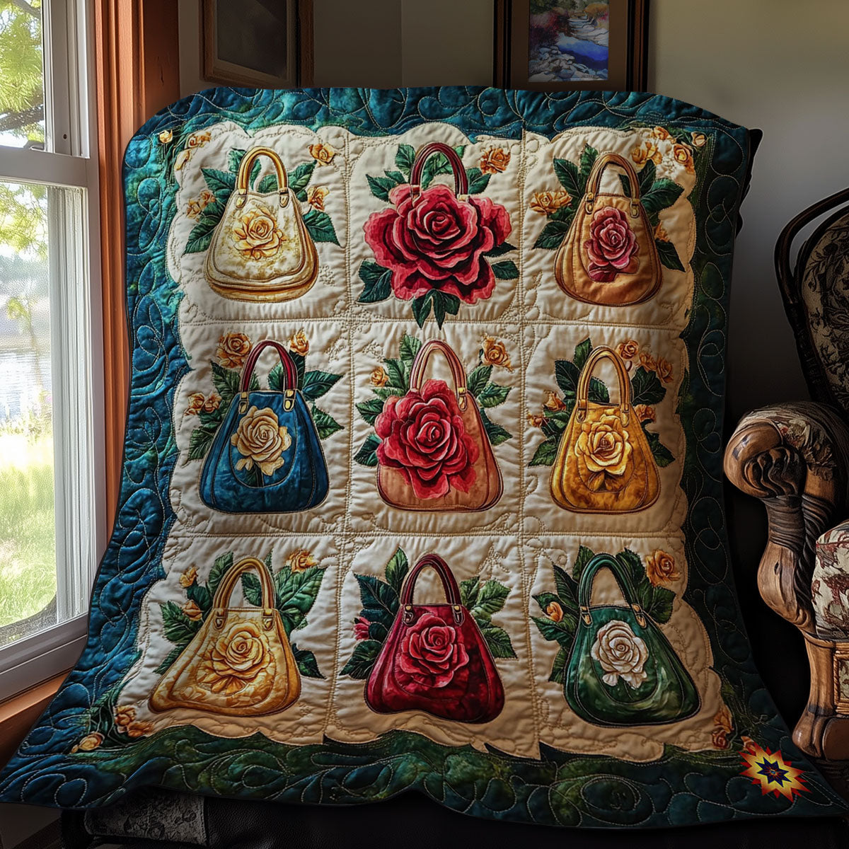 Flower Hand Bag WY2311014CL Quilt