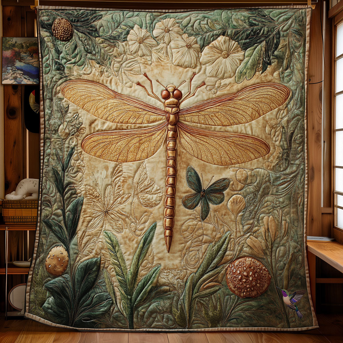 Dragonfly WY1511016CL Quilt