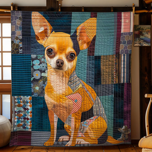 Playful Chihuahua WN1510013CL Quilt