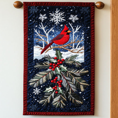 Christmas Cardinal WJ2311049CL Quilted Table Runner