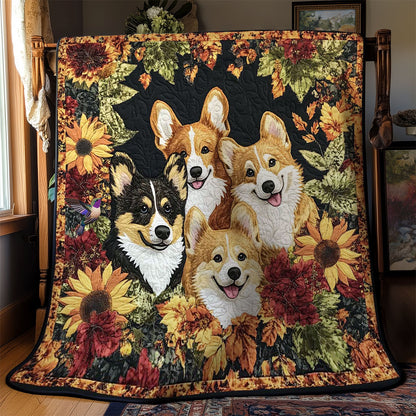 Cute Corgi WN3110086CL Quilt