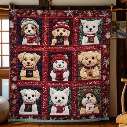 Toasty Dogs And Cozy Mugs WN3009025CL Quilt