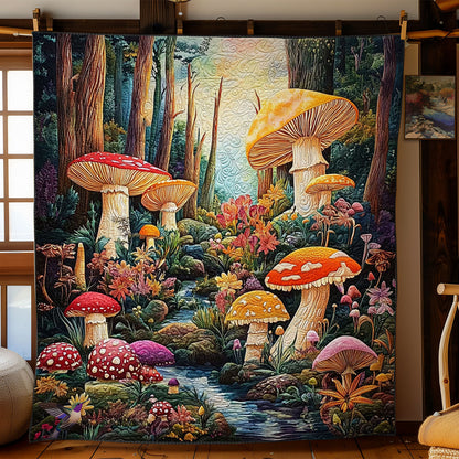 Mushroom Forest WY2511061CL Quilt