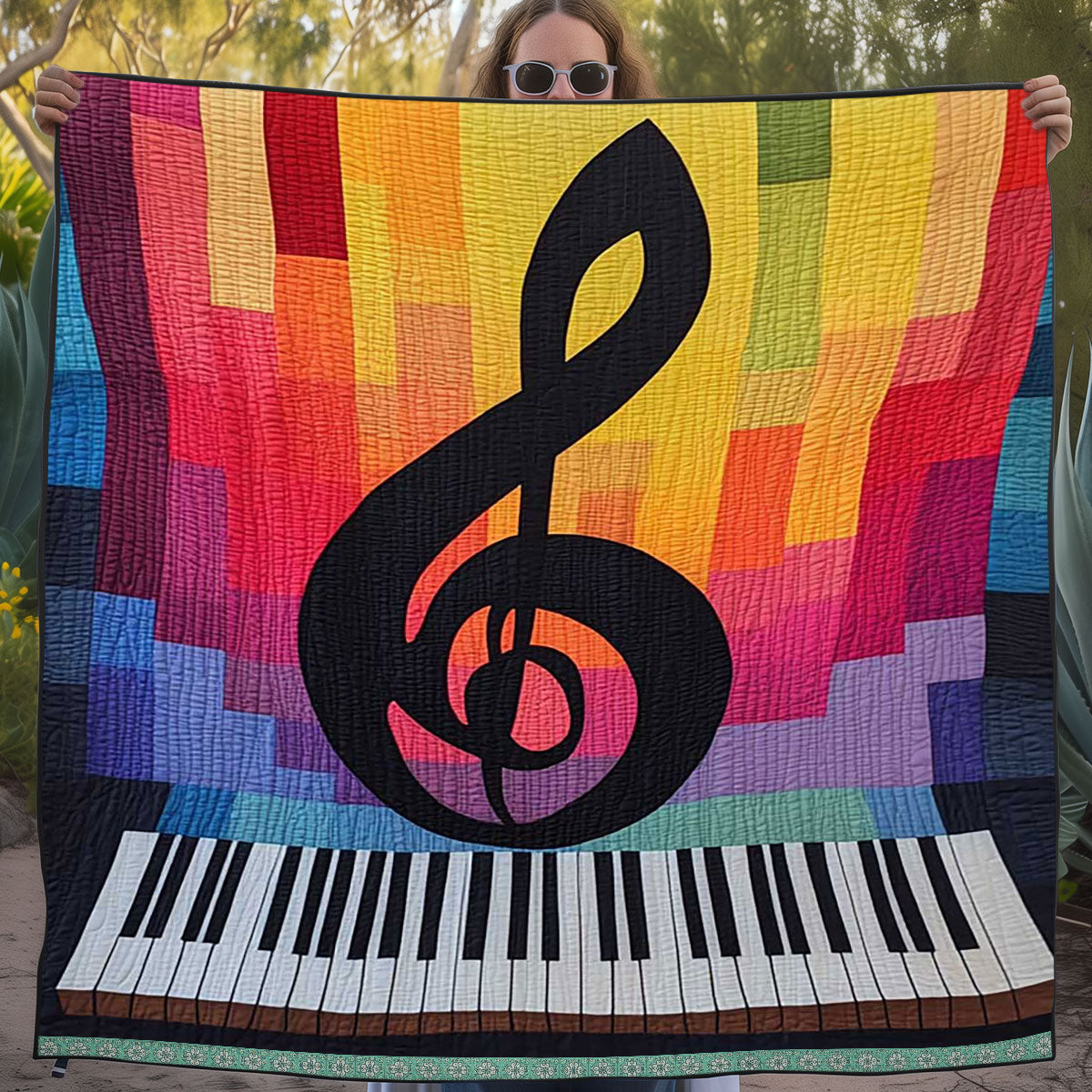 Treble Clef WJ2409025CL Quilt