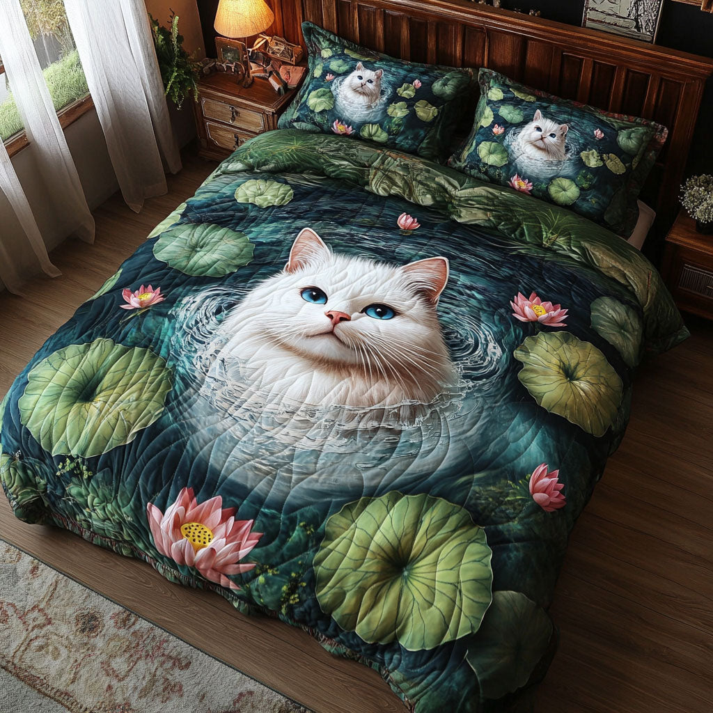 Cute Cat Lotus WT0602011CL Duvet Cover Set