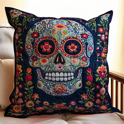 Sugar Skull WJ1109044CL Quilt Pillow Case