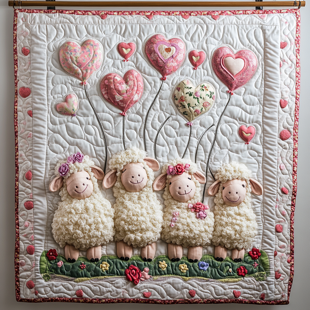 Sweet Sheep WG1001029CL Quilt