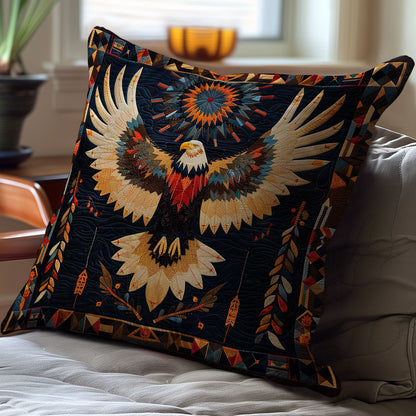 Eagle Native American WJ0810038CL Quilt Pillow Case