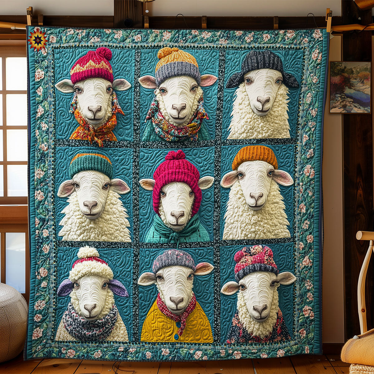 Winter Of Sheep WY0811030CL Quilt