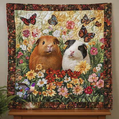 Flower Guinea Pig WX2410018CL Quilt