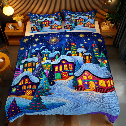 Christmas Village WJ0911027CL Duvet Cover Set