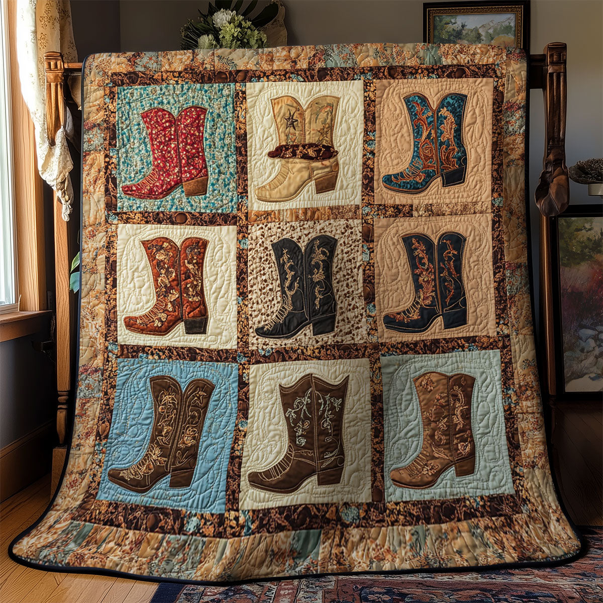 Cowboy Boots WY1502019CL Quilt