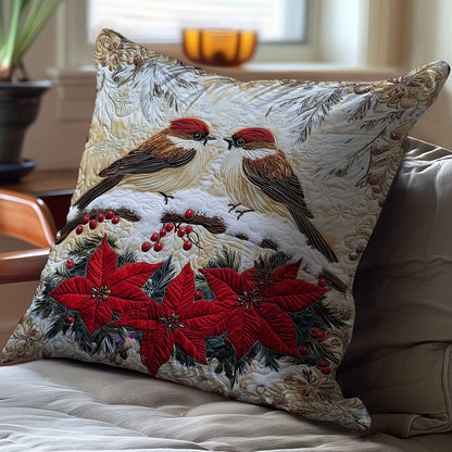 Christmas Bird WY2611052CL Quilt Pillow Case