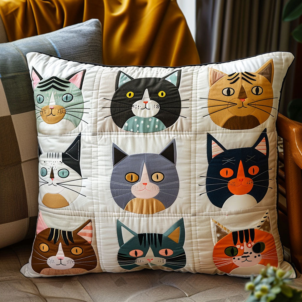 House Cat CP1405008CL Quilt Pillow Case