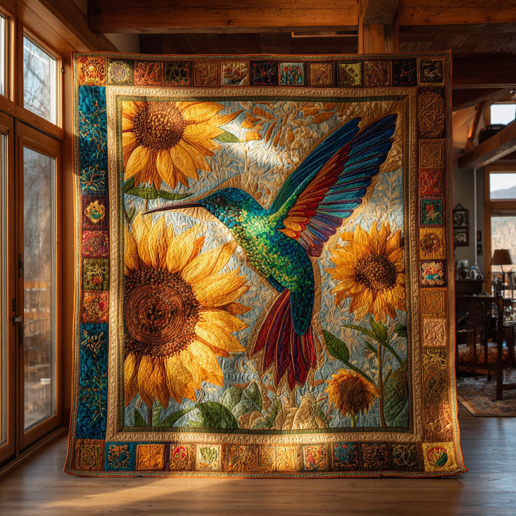 Sun Dream Hummingbird CW2708106CL Quilt