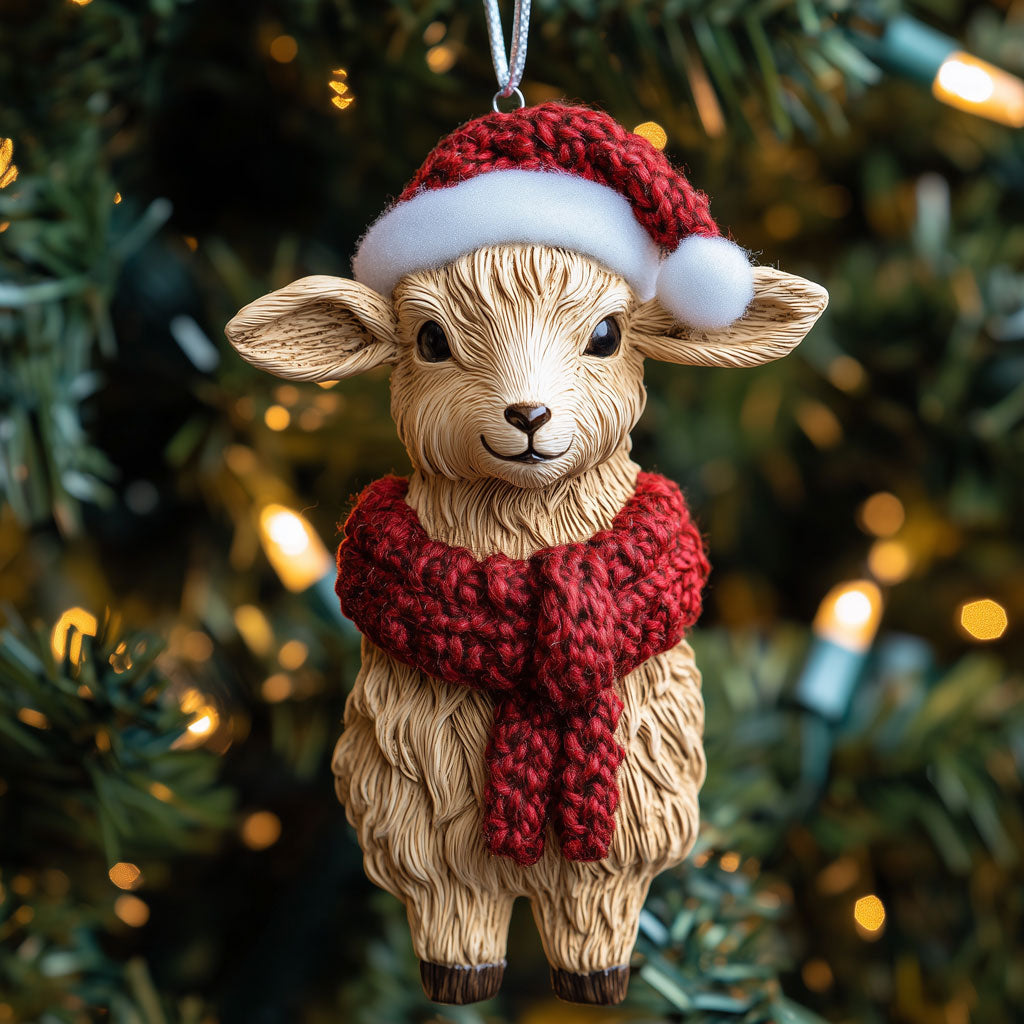 Holiday Goat LT2710023CL Christmas Ornament