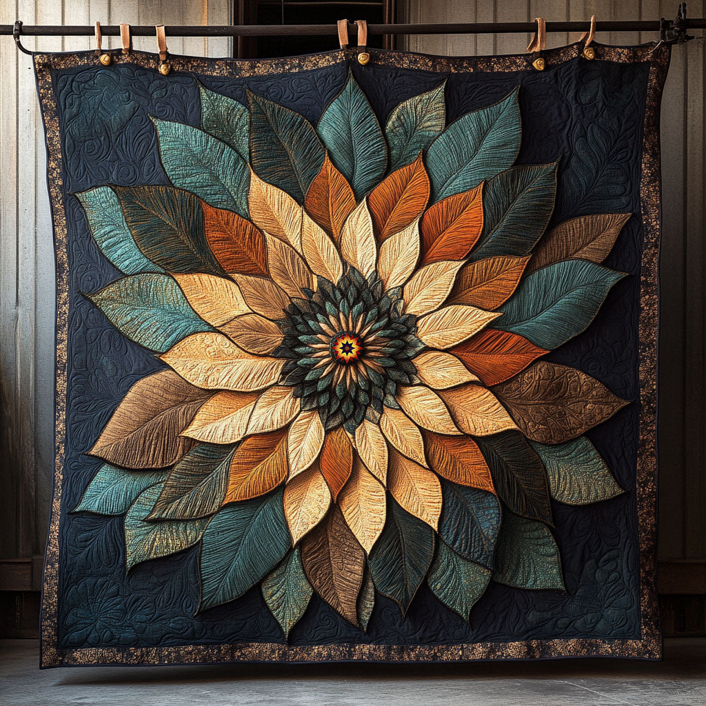 Native American Flower WJ3110020CL Quilt