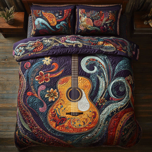 Guitar In Mystic WY1802057CL Duvet Cover Set