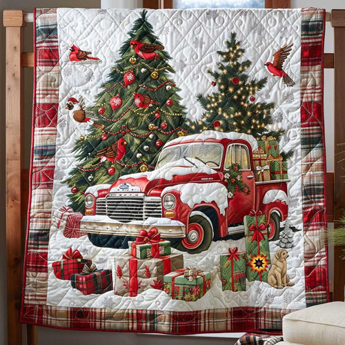 Christmas Gift Truck Cardinal WP3010014CL Quilt