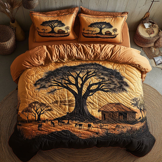 African Baobab Tree Of Life WU2802009CL Duvet Cover Set