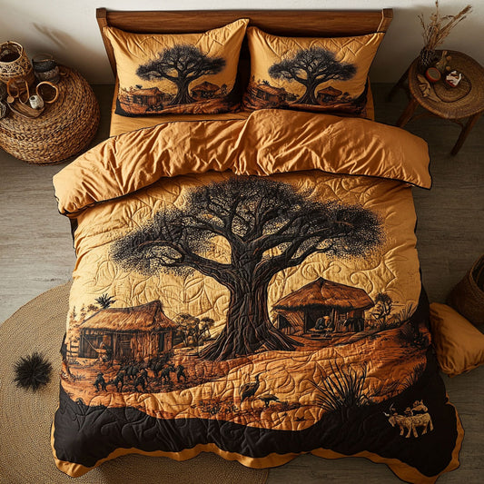 African Baobab Tree Of Life WU2802068CL Duvet Cover Set