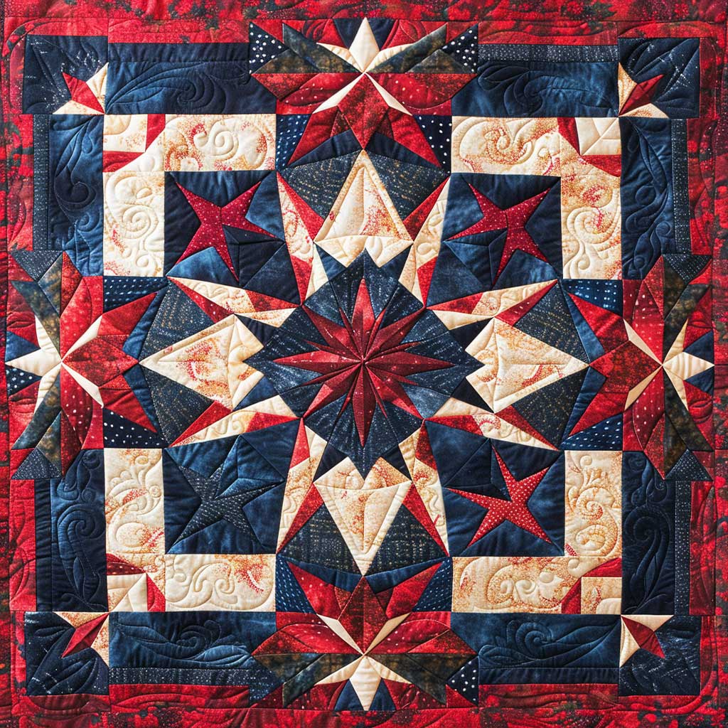 American Independence Star WJ1007001CL Quilt