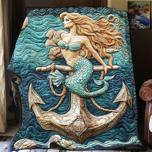 Anchor Mermaid WX1403003CL Quilt