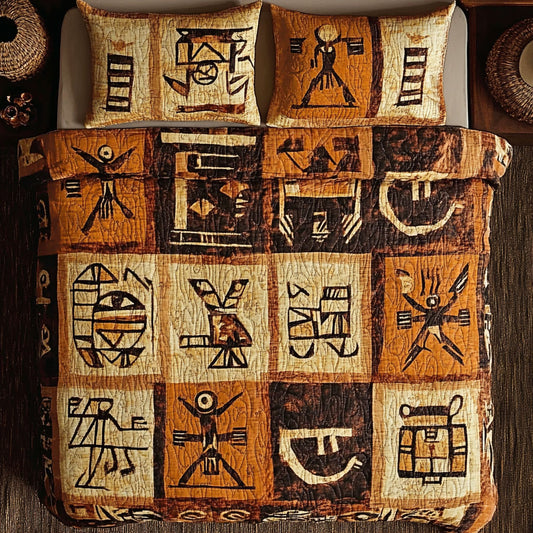 Ancient Tribal Symbols WU2802001CL Duvet Cover Set