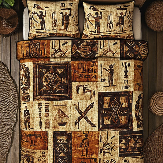 Ancient Tribal Symbols WU2802003CL Duvet Cover Set