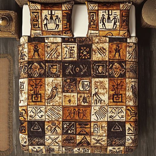 Ancient Tribal Symbols WU2802084CL Duvet Cover Set