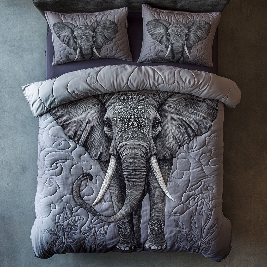 Antique Elephant WU2502057CL Duvet Cover Set
