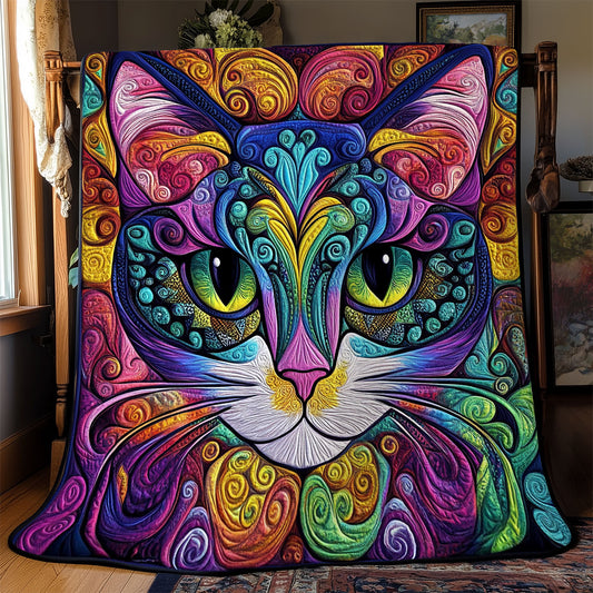 Artistic Cat YR0302046CL Quilt