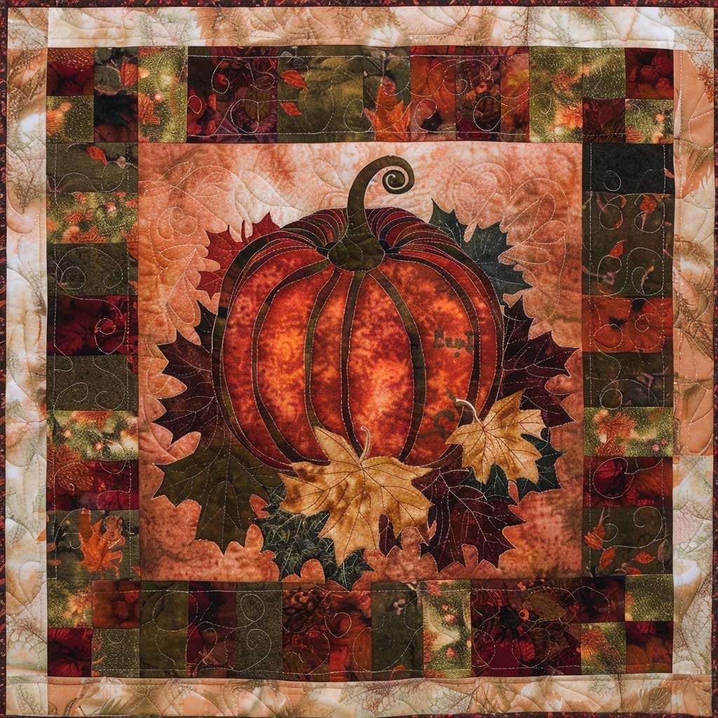 Autumn Pumpkin WJ2707009CL Quilt